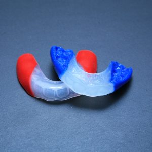 Red and Blue Mouthguard